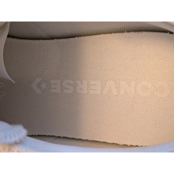 Converse Star Player 76 Low Top White Textured Sneakers - Men’s 7 / Women’s 8.5 - Picture 10 of 11